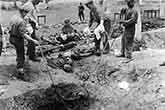 Jews made to dig up bodies at Ponary