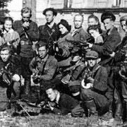 The Avengers at Liberation: Courtesy of Leyzer Ran